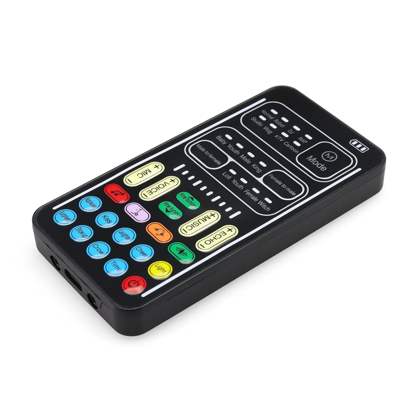 I9 Voice Changer Set Multifunction Portable Recording Sound Card+Microphone+Earphones for Game Recording Computer Sound Changer