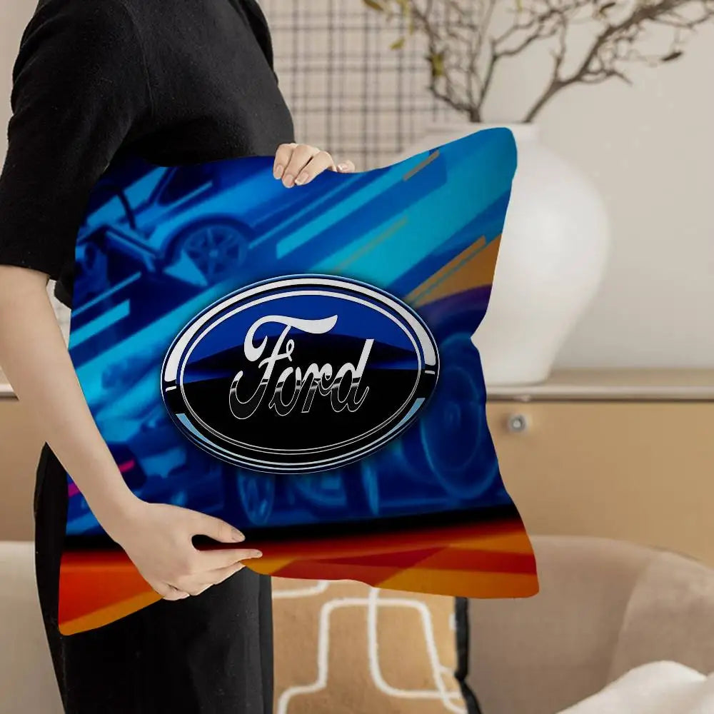 Car F-Ford Pillow Anime Pillow Sofa Bed Head Pillow Cover Cushion Cover 45x45 cm Fashion
