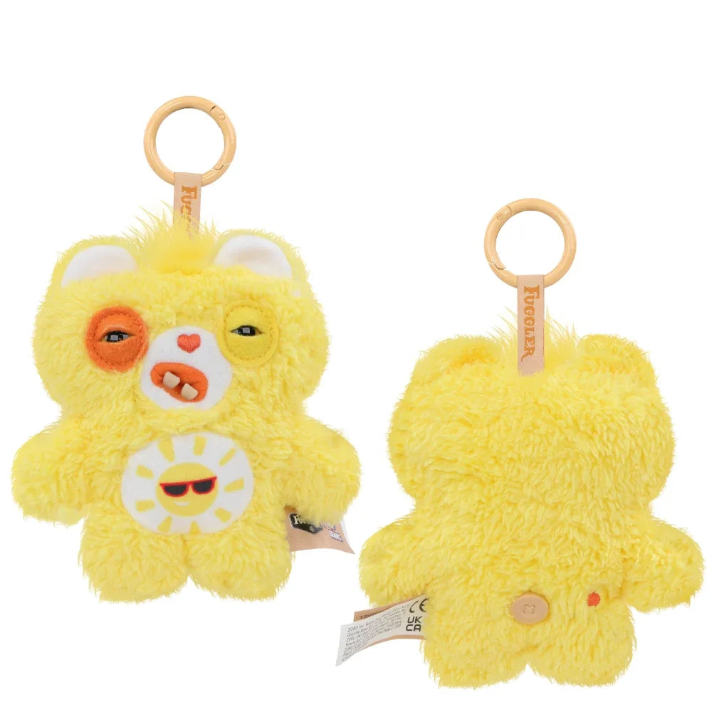Original Fuggler Care-Bears Series Cute Ugly Teeth Monster Trendy Toys Plush Pendant Funny Trendy Dolls Keychain Gifts Bagged