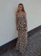 Summer Sleeveless Striped Spaghetti Strap Women Dress Irregular Tight Vacation Vestidos V-neck Fashion Long Skirt Loose  2026