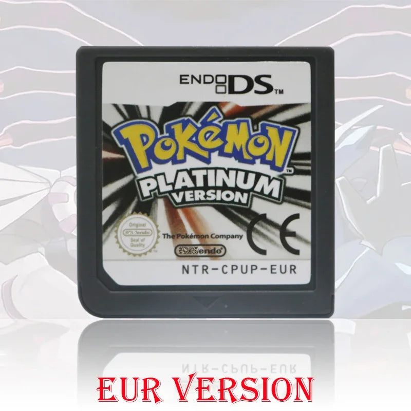 NOE/ESP/ITA/FRA/USA/EUR/AUS Version Pokemon HeartGold SoulSilver Platinum Diamond PearlVideo Game Card For DS 2DS 3DS Console