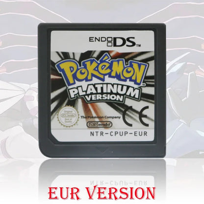 NOE/ESP/ITA/FRA/USA/EUR/AUS Version Pokemon HeartGold SoulSilver Platinum Diamond PearlVideo Game Card For DS 2DS 3DS Console