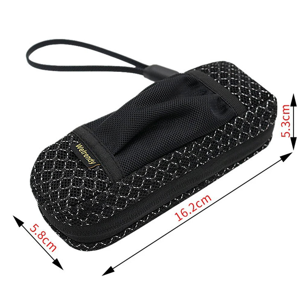 Portable Breathable Power Bank Bag for Anker A1695 & Zolo 165W, Outdoor Travel Ventilate Carrying Case