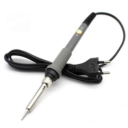 60W Adjustable Temperature Electric Soldering Iron EU 220V / US 110V Welding Iron Rework Station Heat Pen Tips DIY for Repairing