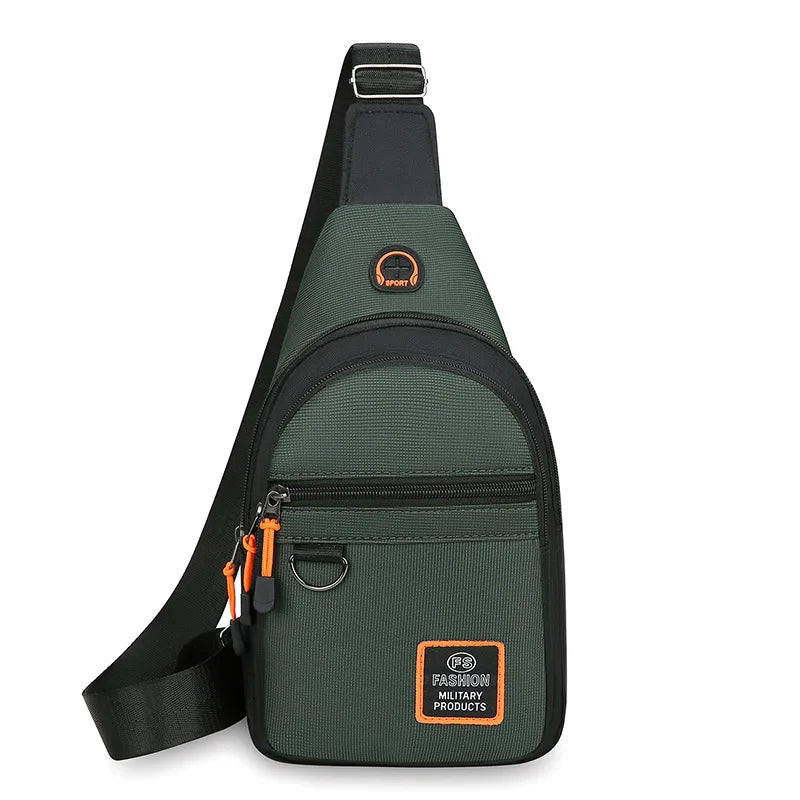 Chest Bags Men's Backpack Multiple Pockets Shoulder Crossbody Bag Large Capacity Outdoor Sports Hiking Bag Carteira Masculino