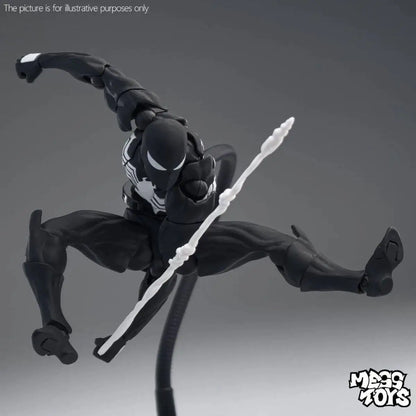 16cm MESS TOYS 1/12 Spider-Man Venom Symbiote Kaine Parker Scarlet Spider Black & Red Suit Action Figure Anime Model Toy Gifts