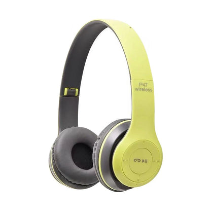 Fone Wireless Bluetooth Headphones HIFI Stereo Foldable P47 Earphones Kid Helmet Gift With Microphone Support SD Card For iPhone