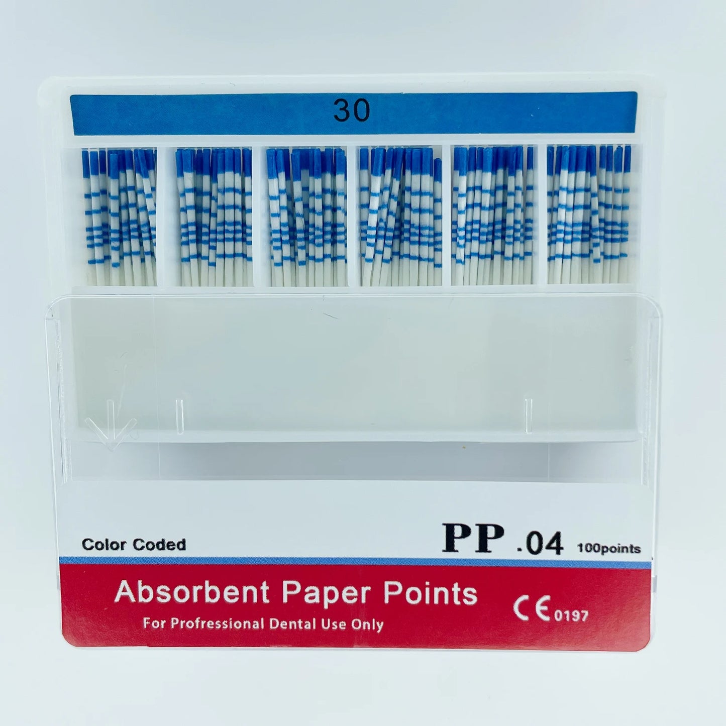 With Scale Dental Absorbent Paper Points Taper 04 15#-40# Dental Pure Cotton Fiber Paper Endodontics Treatment Consumables