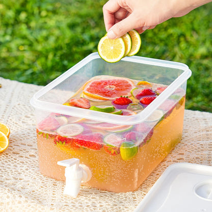3.5-10L Cold Water Kettle with Faucet Refrigerator Cool Water Bucket Lemonade Bottle Beverage Water Dispenser Drinkware Outdoor