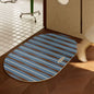 VIKAMA Light Luxury Minimalist Style Lineage Living Room Entrance Carpet Bathroom Entrance Anti-slip Floor Mat Home Decoration