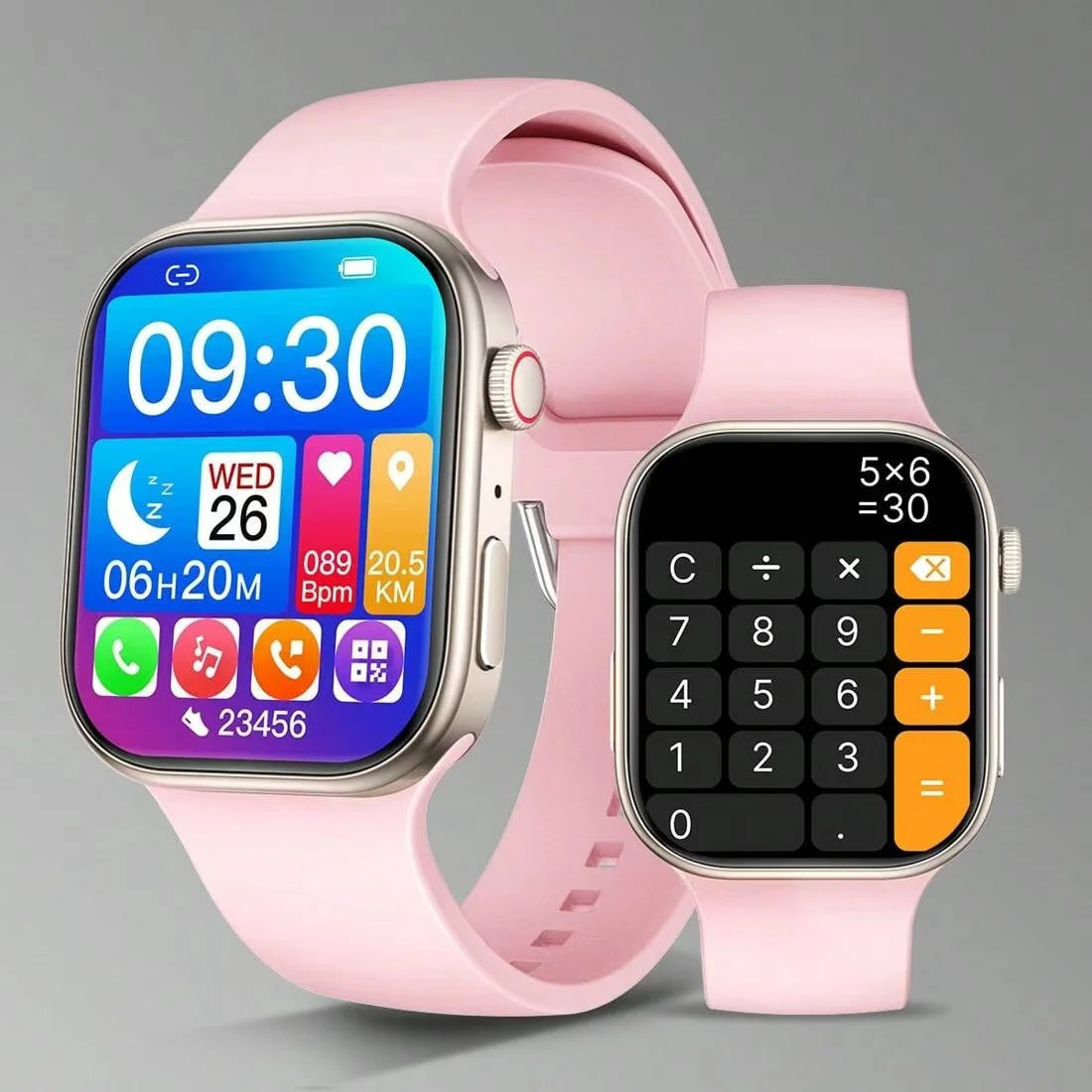 2.02 Inch HD Smartwatch, 1 Count Fashionable Smartwatch with BT Calling & Check Weather, Sports Tracking Smartwatch for Android