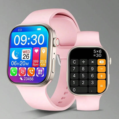 2.02 Inch HD Smartwatch, 1 Count Fashionable Smartwatch with BT Calling & Check Weather, Sports Tracking Smartwatch for Android