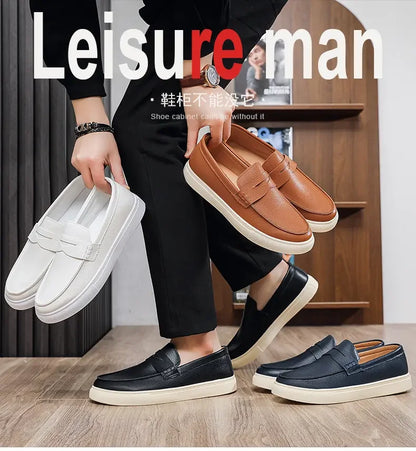 Anti-Tired Slip on Loafers Quick Slip on Construction, Breathable Lining Resist Moisture, Flexible Sole for Smooth Comfort Steps