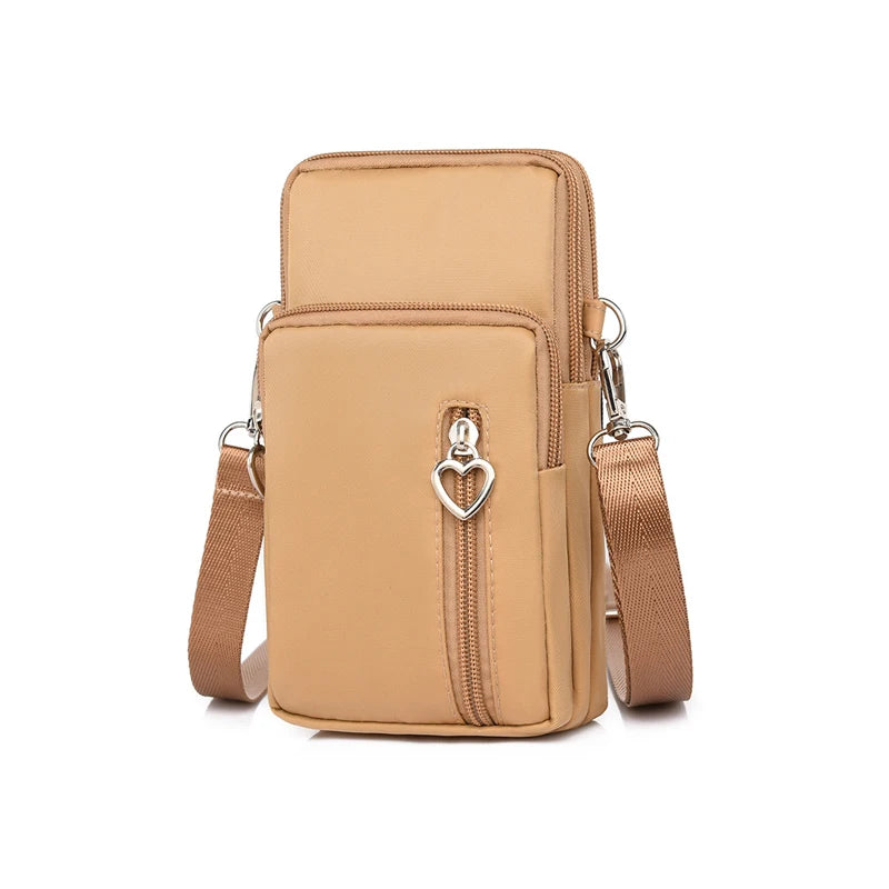 New Korean-style mobile phone bag, crossbody bag, mobile phone pouch, crossbody purse, vertical style small bag