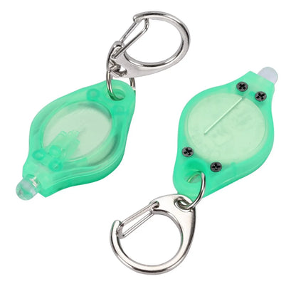 1/10/50/100pc/Mini LED Keychain light White Red Yellow Green Blue Purple light flashlight Portable Emergency Lighting Torch lamp