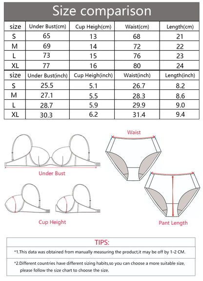 fashion stripes Style Lace Lingerie Set ultra-thin red lace Bra & Thong Sexy ultra-thin Underwear set Ideal Gift for Her MR2864