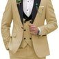 3 Pieces Men's Wedding Suits Formal Groom Tuxedo Slim Fit Business Blazer Double Breasted Vest Pants Set for Party