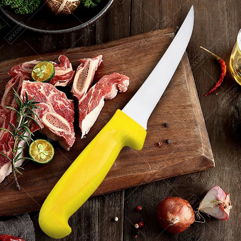 WXCOO Boning Knife Professional Steak Knife Japanese Chef Cooking Knives Meat Cleaver Slicing Fish Fillet Cutting Sushi Knife