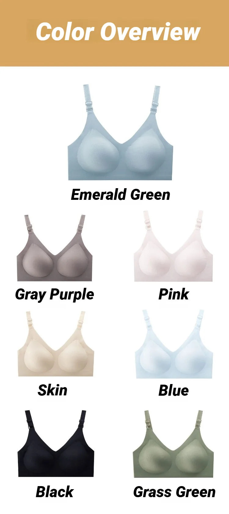 Women'S Seamless Bras Ladies Thin Style Soft Breastfeeding Bra Underwear Comfortable Lingerie Gather Support Plus Size