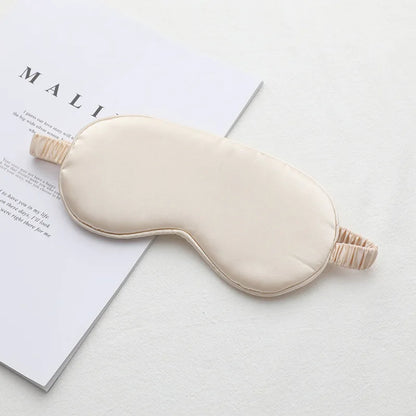 1pcs Imitated Silk Sleep Eye Mask Shading Patch Portable Travel Relax Eyepatch Lunch Break Cover Night Health Sleeping Shield