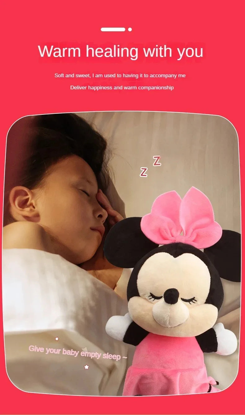 20cm Mickey Mouse Plush Toys Kawaii Anime Mickey Minnie Stuffed Plush Models Decoration Dolls for Boys Girls Birthday Gifts