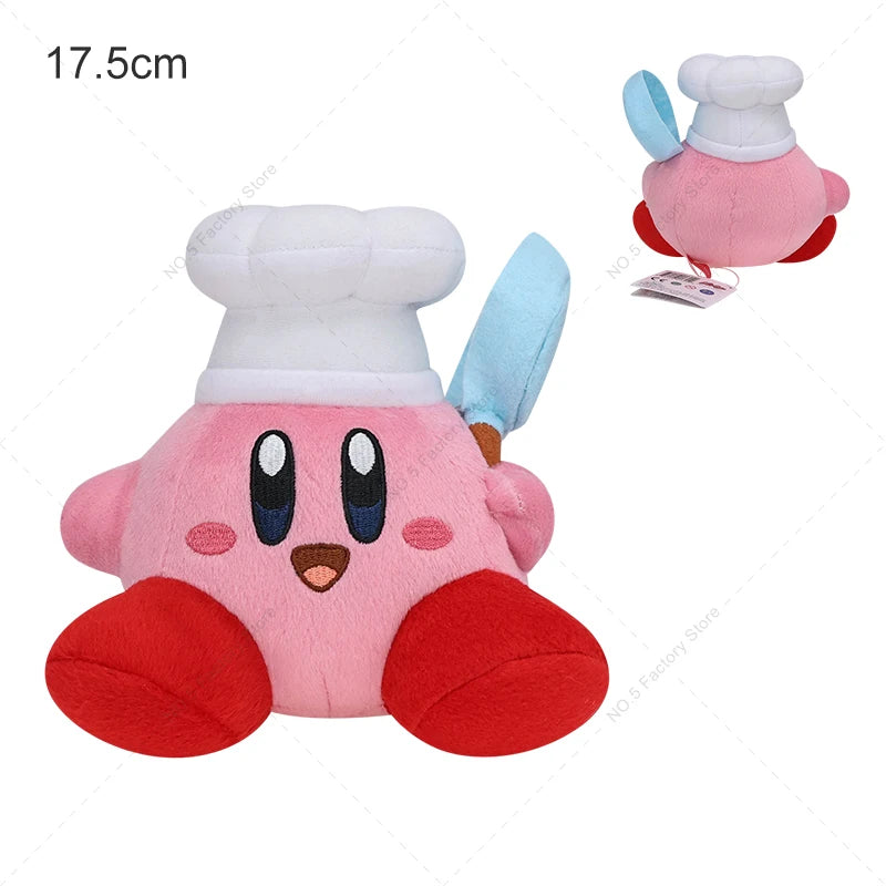 Cute Multicolor Kirby Plush Toy Kawaii Anime Star Kirby Sword Kirby Waddle Doo Elfilin Stuffed Doll Peluche Birthday Gifts