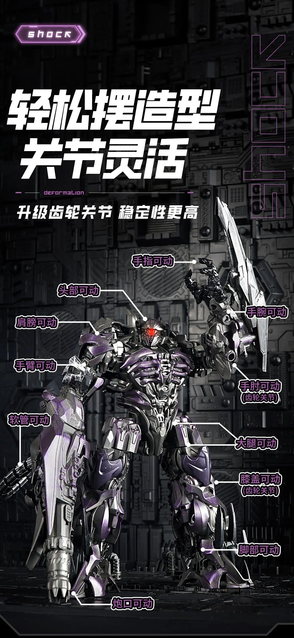 TW1029 Transformation Toys Megatank Galvatron Ironhide Shockwave Action Figure Robot Collection Movie Deformation Model Gifts