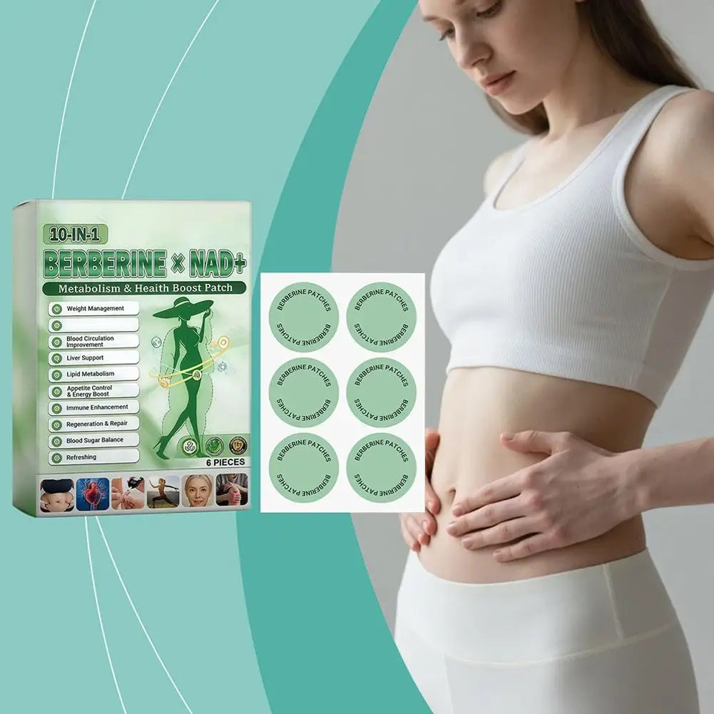 6PCS Moringa Composite Microneedle Patch Health Support Body Firming Nano Patch Natural Ingredients Microneedle Sticker ﻿