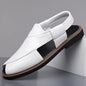 Men's Summer Breathable Soft-Soled Roman Sandals Anti-Slip Comfortable Slip-On Casual Covered-Toe Shoes-2021