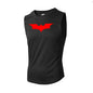 Bat Printed Men's Loose Sleeveless T-shirt Autumn inner wear Running  T Shirt Gym Fitness Jogging Vest Male Casual Shirt Tops