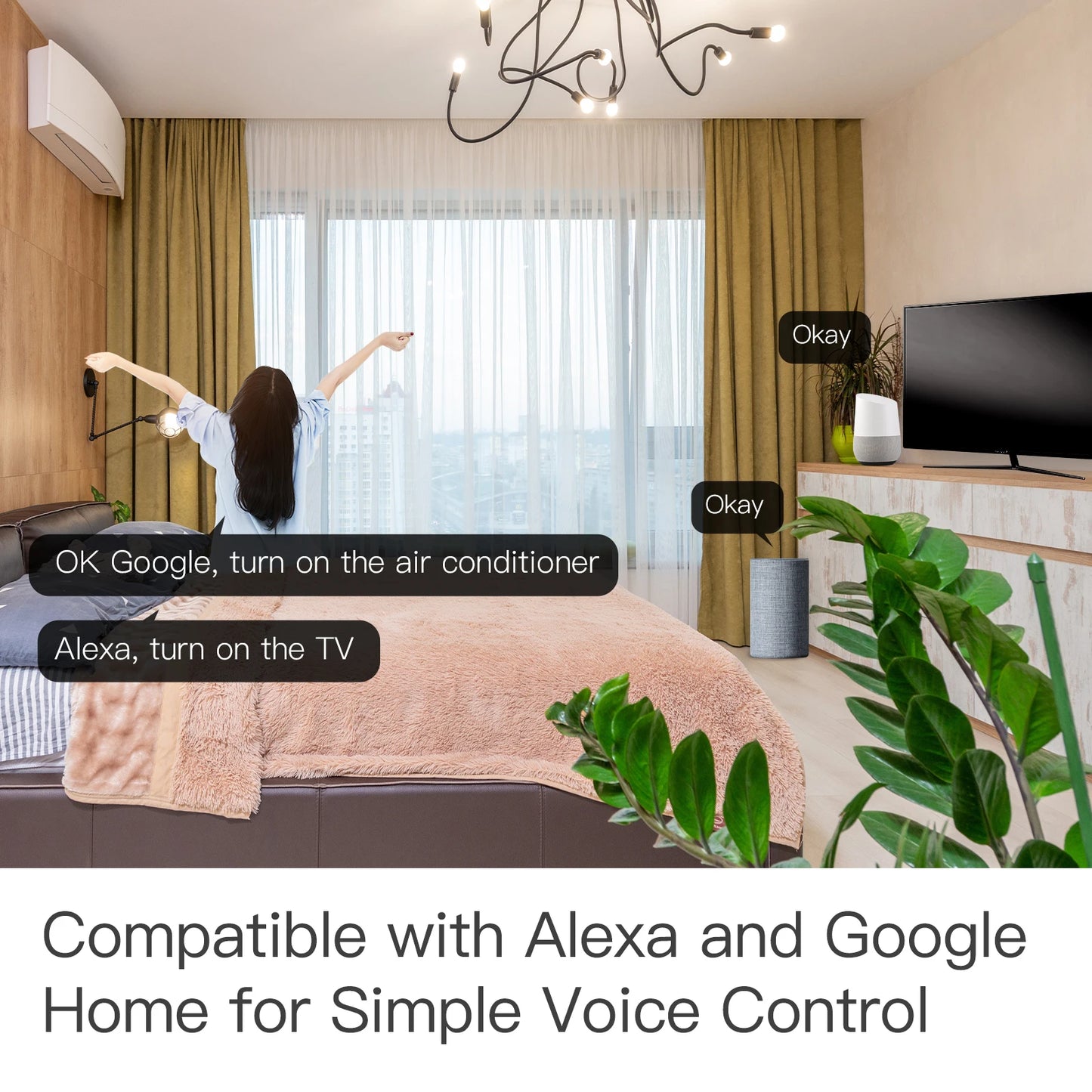ZigbeeTuya Smart IR Remote Control Universal Wireless Remote Controller for Smart Home Android 4.0/iOS 8.0 for Alexa Google Home