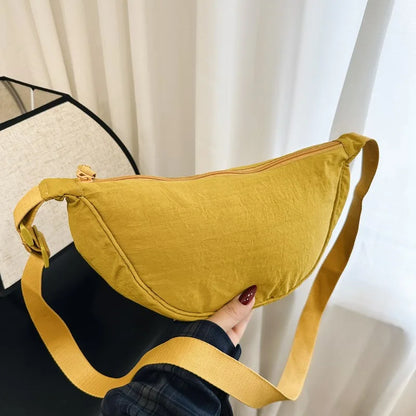Thickened Waterproof Fabric Armpit Bags for Women's Versatile Dumpling Bag for Women Daily Use Single Shoulder Crossbody Bag