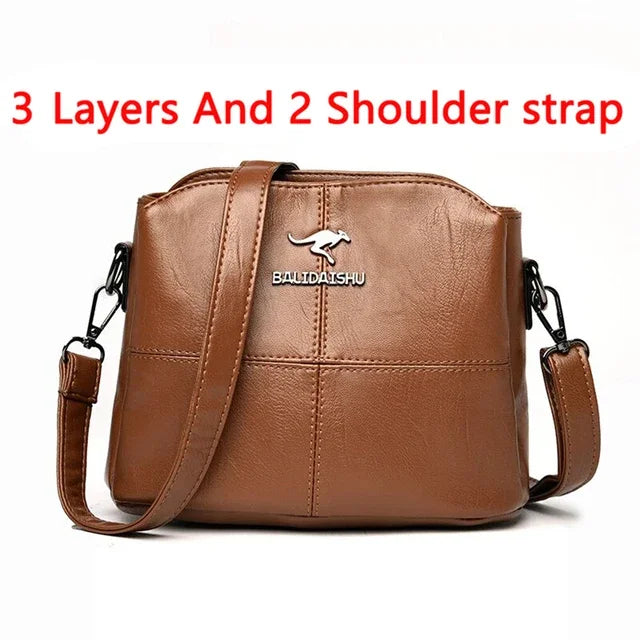 Casual Women's Bag High Quality Pu Leather Shoulder Bags for Women 2022 Ladies Crossbody Bag Purses and Handbags Luxury Designer