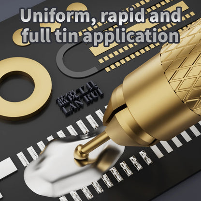 LANRUI M24 Tin Drag Needle Set Red Copper FPC Connector Reballing Solder Bar for Phone PCB Motherboard IC Chip Weld Repair Tools