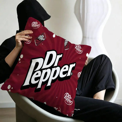 classic beverage brand Dr Pepper Pillow Anime Pillow Sofa Bed Head Pillow Cover Cushion Cover 45x45 cm Fashion
