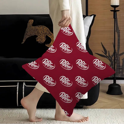 classic beverage brand Dr Pepper Pillow Anime Pillow Sofa Bed Head Pillow Cover Cushion Cover 45x45 cm Fashion