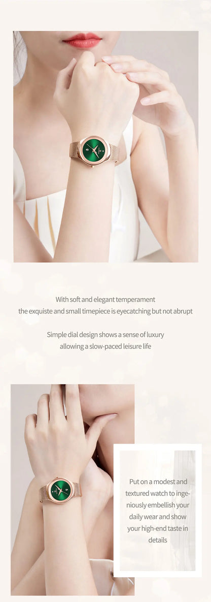 NAVIFORCE Women Watches Fashion Rose Gold Ultra Thin Ladies Watch Luxury Waterproof Quartz WristWatch Woman Relogio Feminino