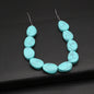 Natural Blue Turquoise Beads Faceted Natural Rose Quartzs Loose Spacer Beaded for Women DIY Jewerly Necklace Bracelet 19x14mm
