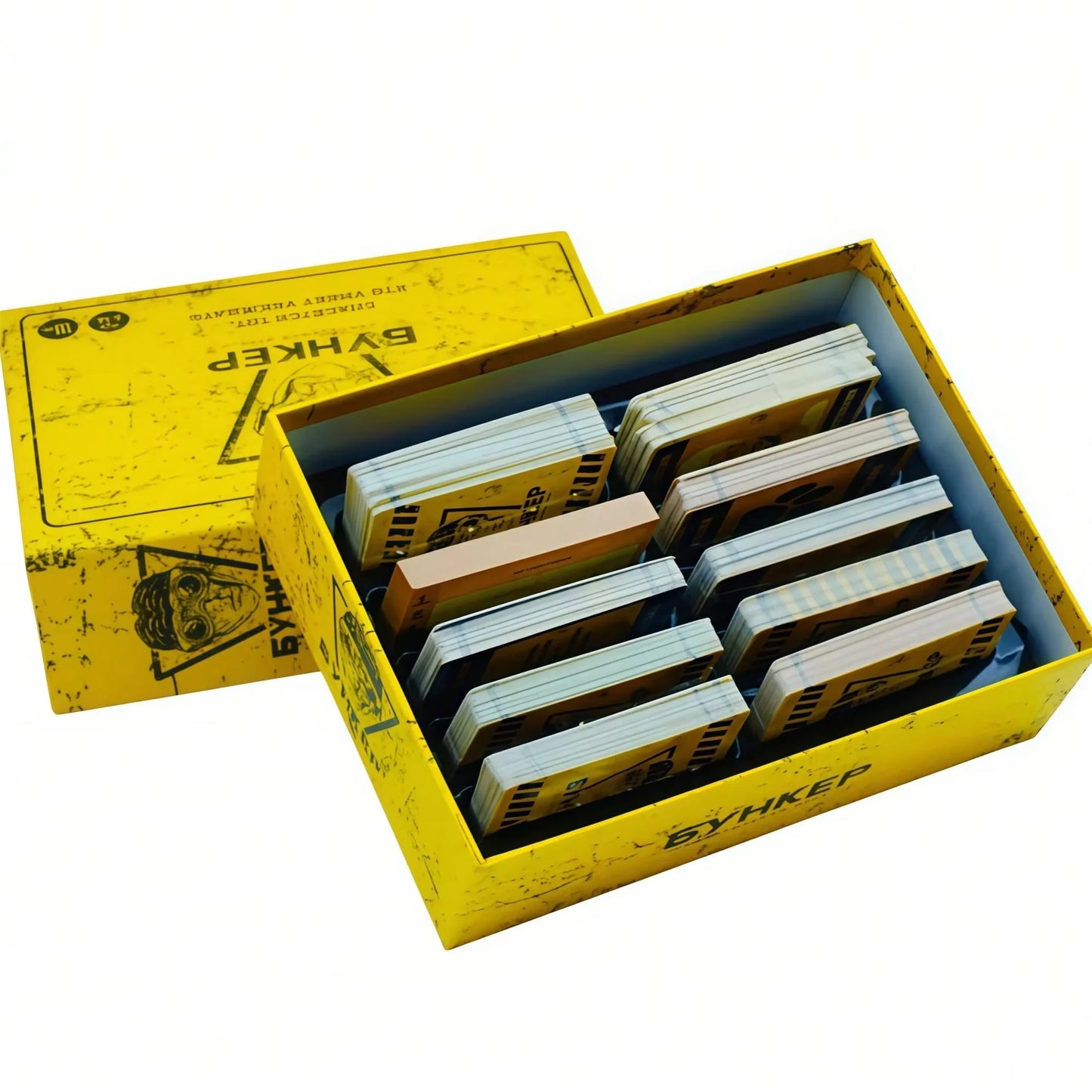 SWHKEP Russian Post-Apocalyptic Survival Social Deduction Card Game, Character Trait RPG Tabletop Game for Gatherings