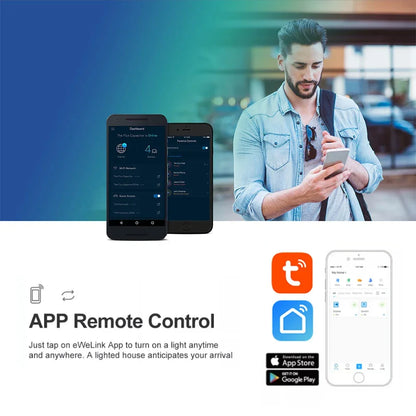 Tuya / Ewelink 4CH WiFi / Zigbee Smart Relay Switch Module 4 Channel AC DC 7-32V 85-250V RF433 Receiver for Alexa Google Home