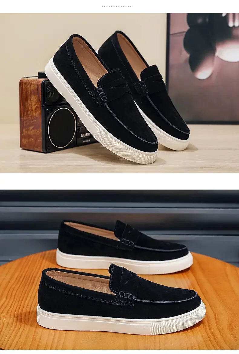 Daily Comfort Loafers Breathable Construction Dissipate Heat, Lightweight Build Lower Burden for Tired-Free Daily Movement