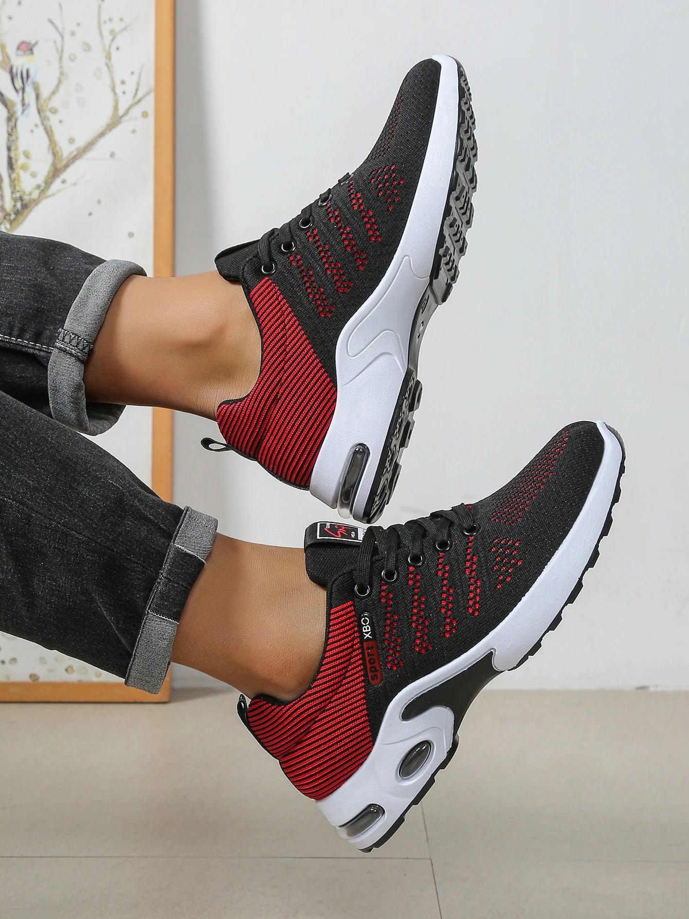 Men's Shoes Fashion Super Breathable Lace-Up Running Shoes - Non-slip, Durable and Pillow Comfort - Men's Fashion Sneakers