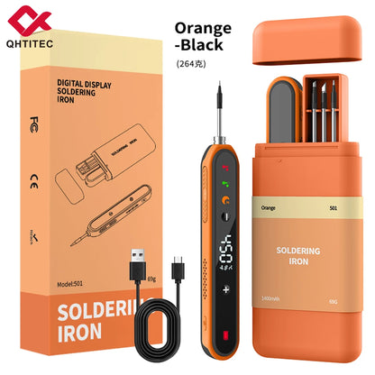 JCD USB Soldering Iron Portable 5V 15W built-in battery with Three-Level Temperature Control Wireless Mini Soldering Tools