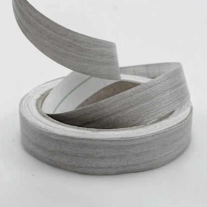 1pc 10mX1/1.5/2cm Wood Grain PVC Edge Banding Tape, Self-Adhesive Peel and Stick Furniture Edge Trim for Cabinets, Tables