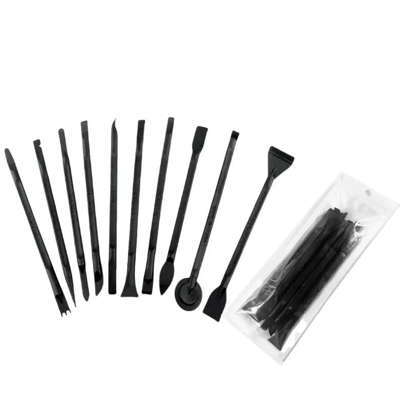 10PCS Phone Repair Tools Kit Disassembly Spudger Plastic Disassemble Crowbar Pry Opening Hand Tools Set for Mobile Phone Repair