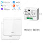 Tuya WiFi Smart Switch RF 433Mhz Wireless Switch 86 Wall Panel Mini Relay Module Smart Home Gadgets Voice for Alice Alexa Google