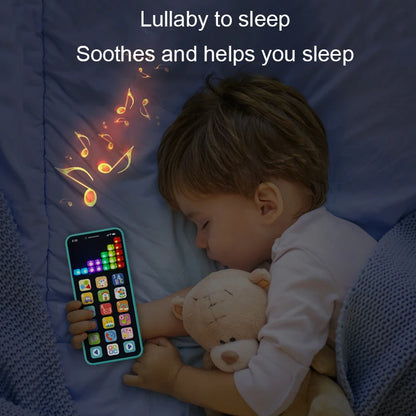 Children's Early Education Multimedia Tablet Color Screen USB Rechargeable Educational Toy with Music Features for Kids Learning