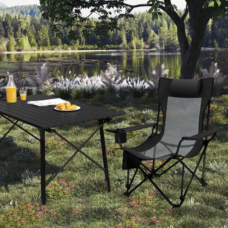 Ultralight Deck Chair Foldable Camping Chair Sun Beach Lounger with  Footrest Adjustable Backrest for Outdoor Fishing Barbecue
