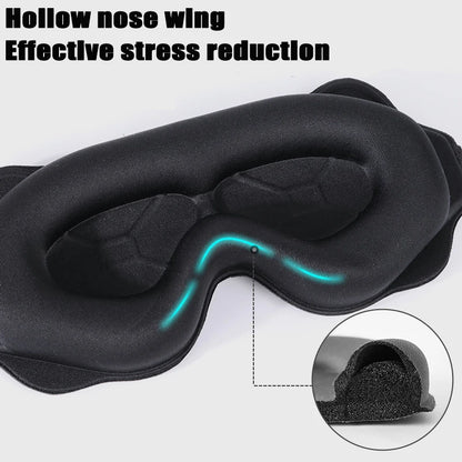 3D Sleeping Mask Block Out Light Sleep Mask For Eyes Soft Sleeping Aid Eye Mask for Travel Eyeshade Night Breathable Slaapmasker