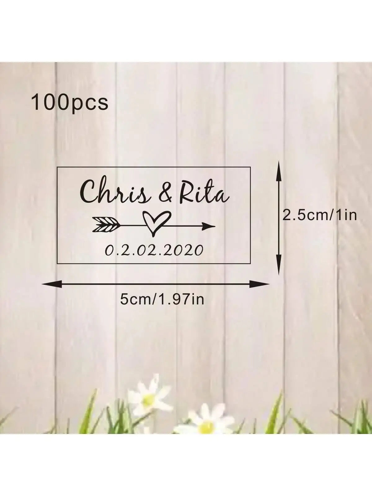 100 Wedding Bubble Tags Bubble Stick Transparent Tags, Wedding Stickers, Transparent Tags, Custom Names and Dates